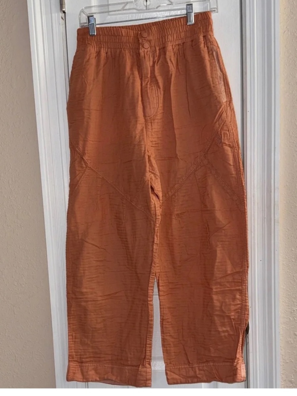 Free people movement 100% cotton Orange Pants
